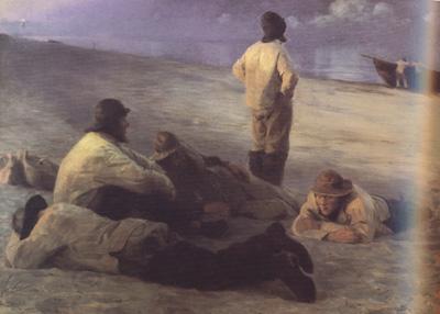 Peder Severin Kroyer Fishermen on the Skagen Beach (nn02)